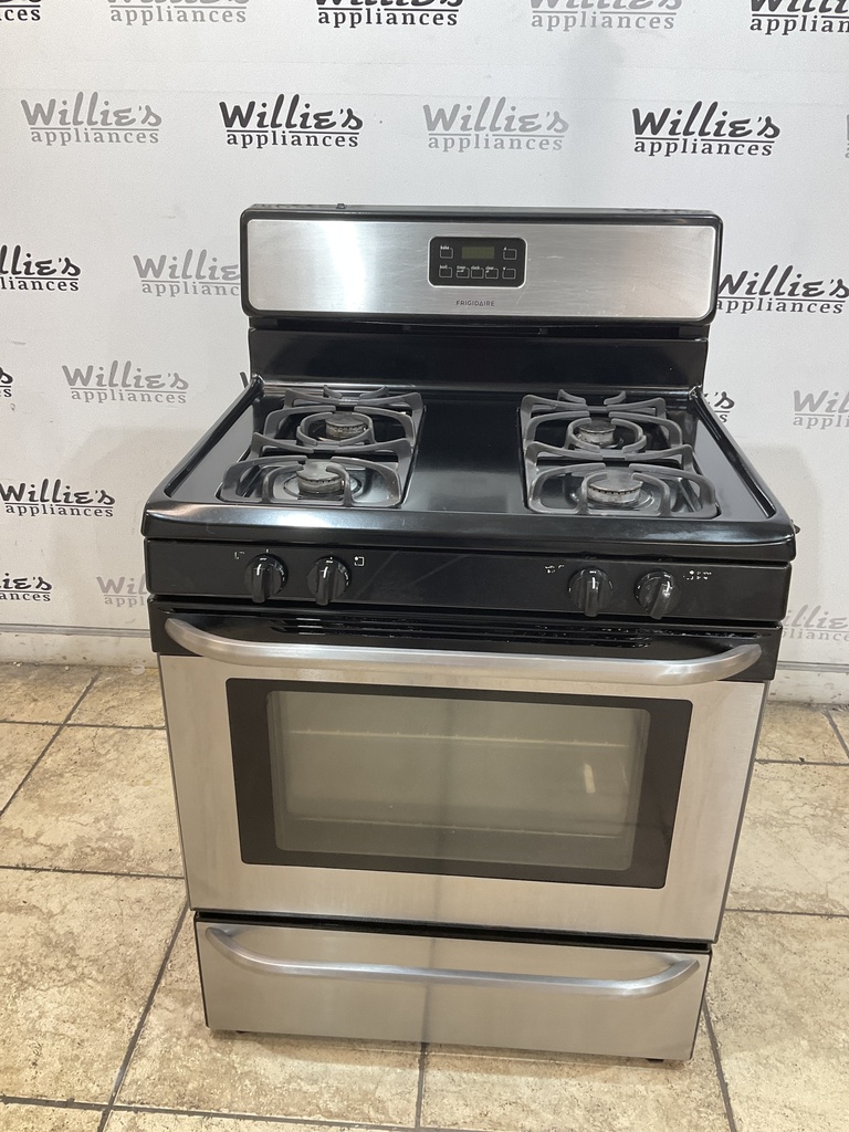 Frigidaire Used Natural Gas Stove 30inches (Stainless Steel) 