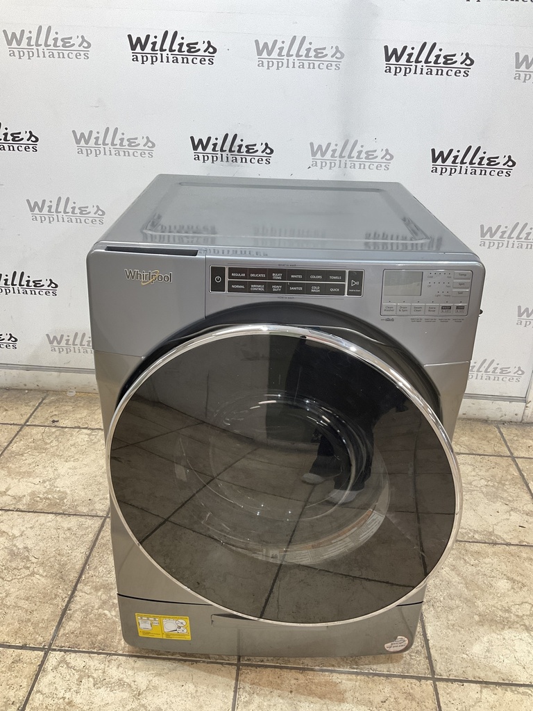 Whirlpool Used Washer Font-load 27inches (Grey) 