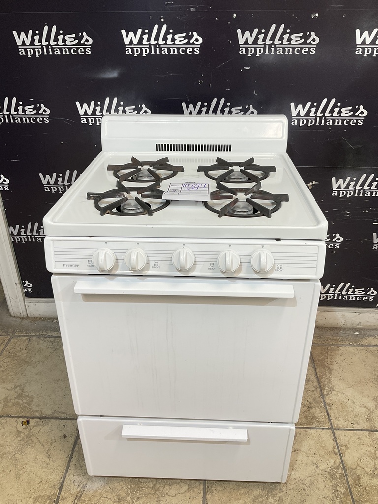 Premier Used Natural Gas Stove 24inches (White) 