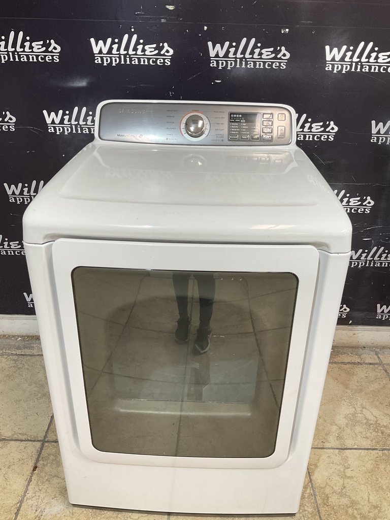 Samsung Used Electric Dryer 220volts (30 AMP) 27inches {3 prong} (White)