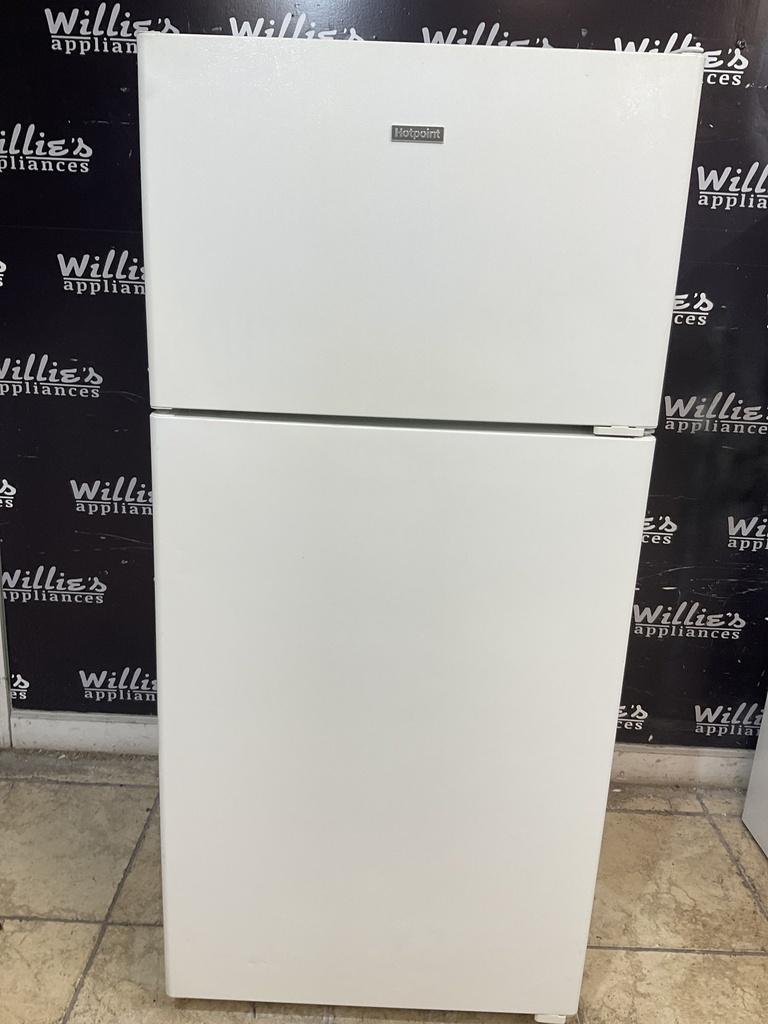 Hotpoint Used Refrigerator Top and Bottom 28” x 61 1/2”. (White)