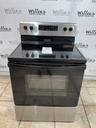Whirlpool Used Electric Stove 220volts (40/50 AMP) 30inches {no cord} (Stainless Steel) 