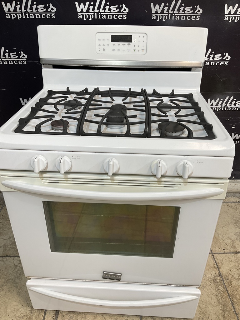 Frigidaire Used Natural Gas Stove 30inches (White) 