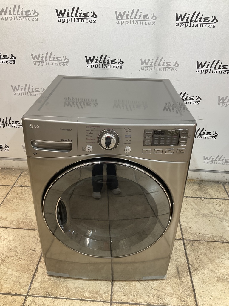 Lg Used Electric Dryer 220volts (30 AMP) 27inches {3 prong} (Grey) 