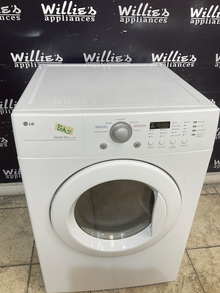 Lg Used Natural Gas Dryer 27inches (White) 