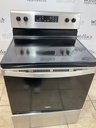 Whirlpool Used Electric Stove 220volts (40/50 AMP) 30inches {no cord} (Stainless Steel) 