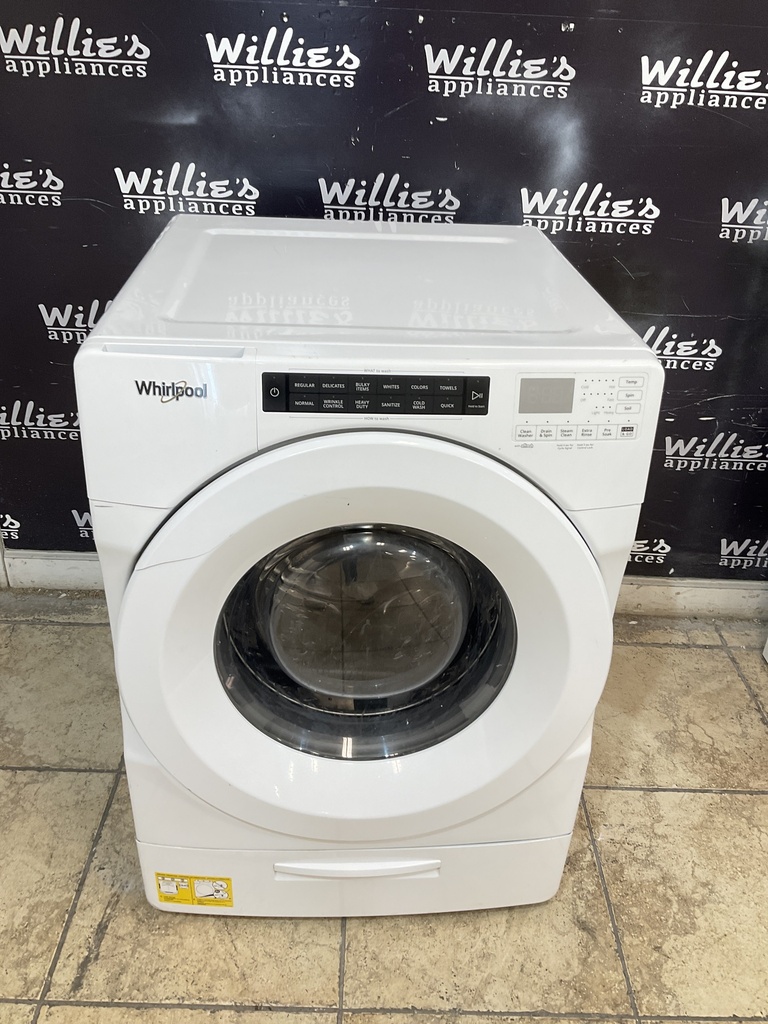 Whirlpool Used Washer Front-load 27inches (White)