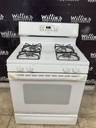 Hotpoint Used Natural Gas Stove 30inches (White) 