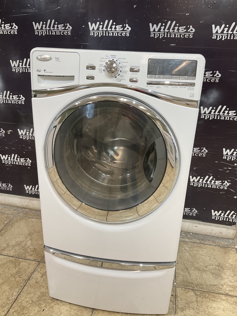 Whirlpool Used Washer Front- load 27inches (White)