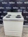 Hotpoint Used Electric Stove 220volts (40/50 AMP) 30inches {no cord} (Bisque/Black) 