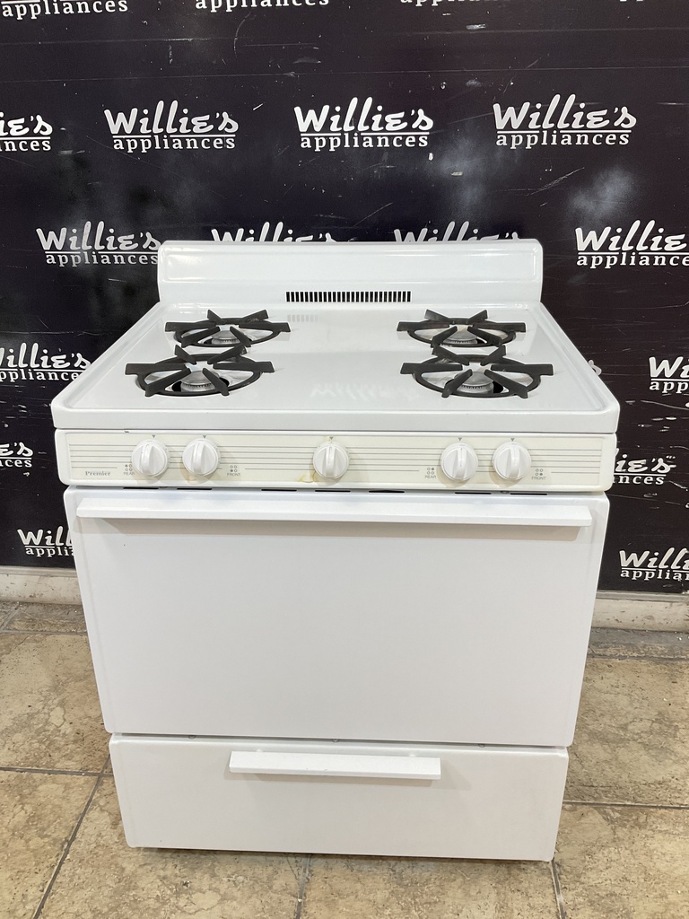 Premier Used Natural Gas Stove 30inches (white) 