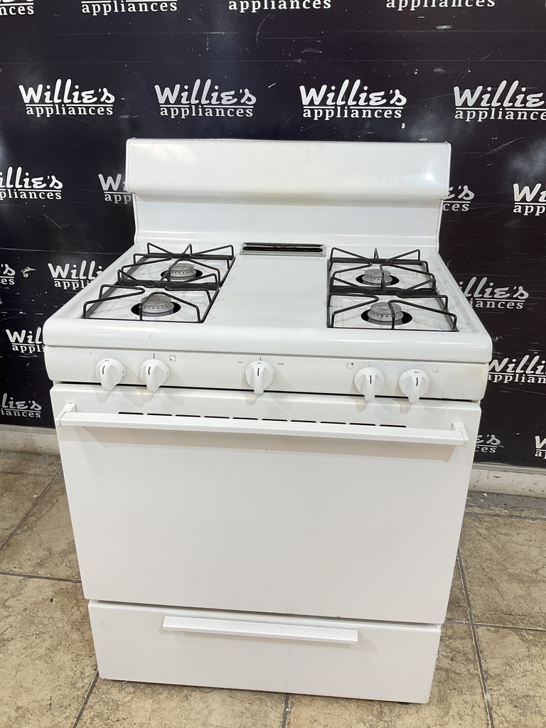 Frigidaire Used Natural Gas Stove 30inches (White)