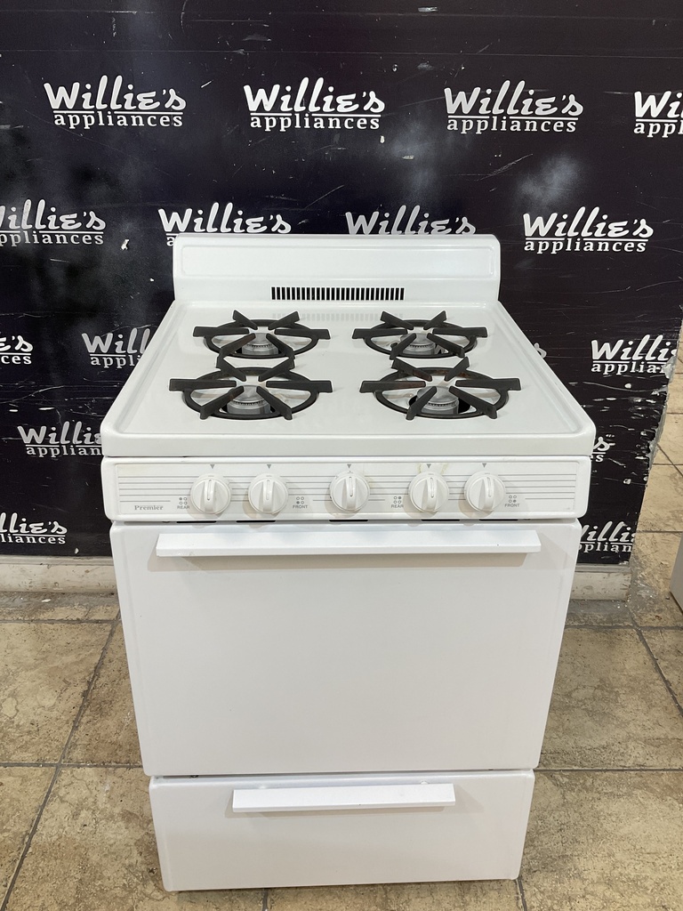 Premier Used Natural Gas Stove 24inches (White) 