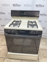 Ge Used Natural Gas Stove 30inches (bisque/black) 