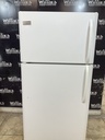 Frigidaire Used Refrigerator Top and Bottom 30x66” (white) 