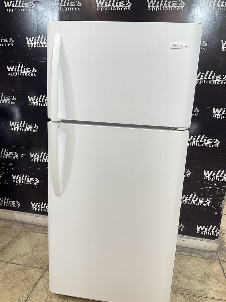 Frigidaire Used Refrigerator Top and Bottom 30x66 1/2” (White) 