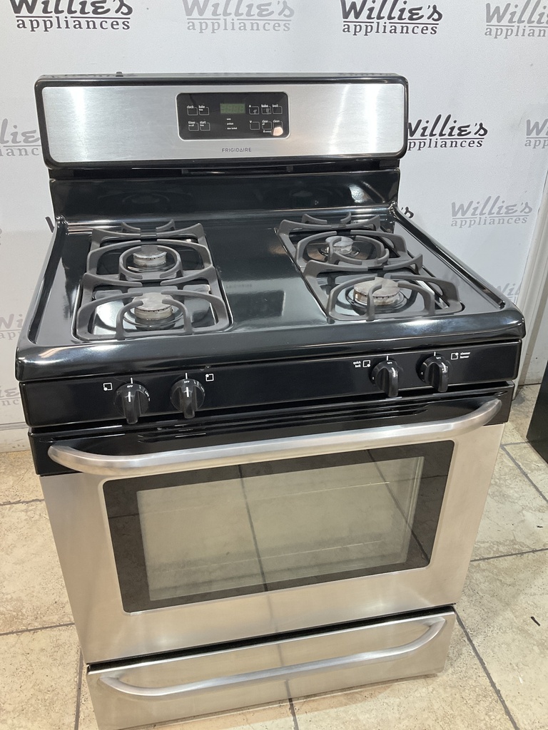 Frigidaire Used Natural Gas Stove 30inches (Stainless Steel) 