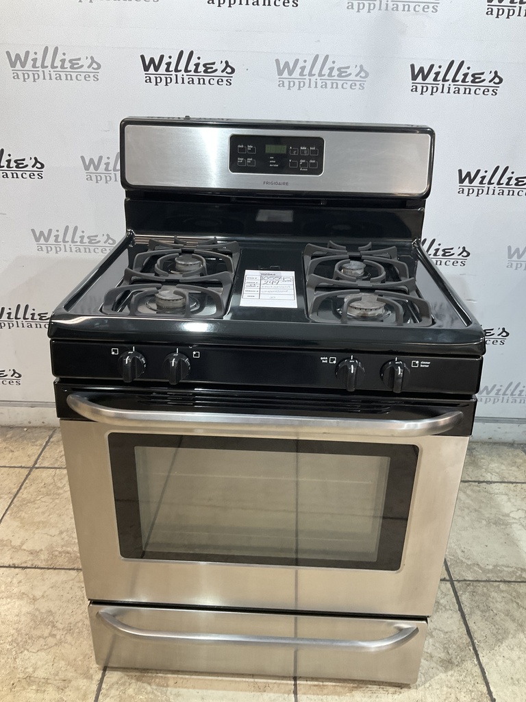  Frigidaire Used Natural Gas Stove 30inches (Stainless Steel) 