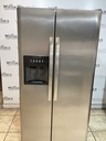 Frigidaire Used Refrigerator Side by Side 33 1/2” x 69” (Stainless Steel) 