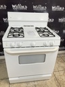 Ge Used Natural Gas Stove 30inches (White) 