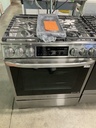 Lg New Open Box Dual Fuel 220volts+Gas Stove 30inches (Stainless Steel)