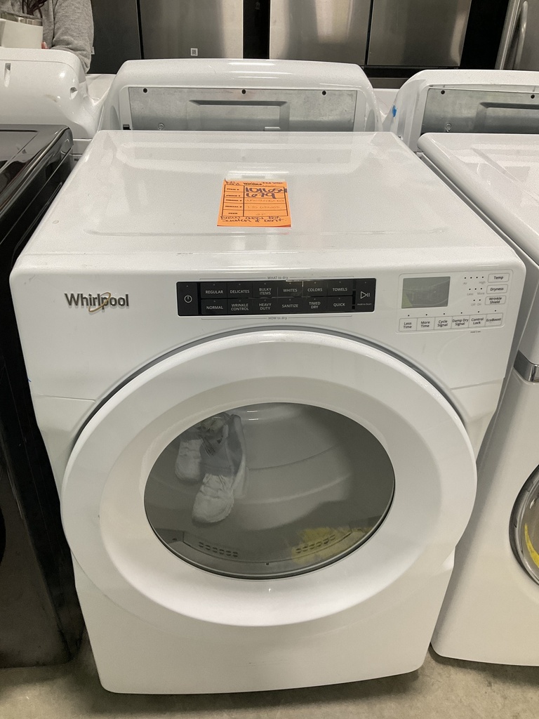 Whirlpool New Open Box Electric Dryer 220volts (30 AMP) 27inches {no cord} (White)