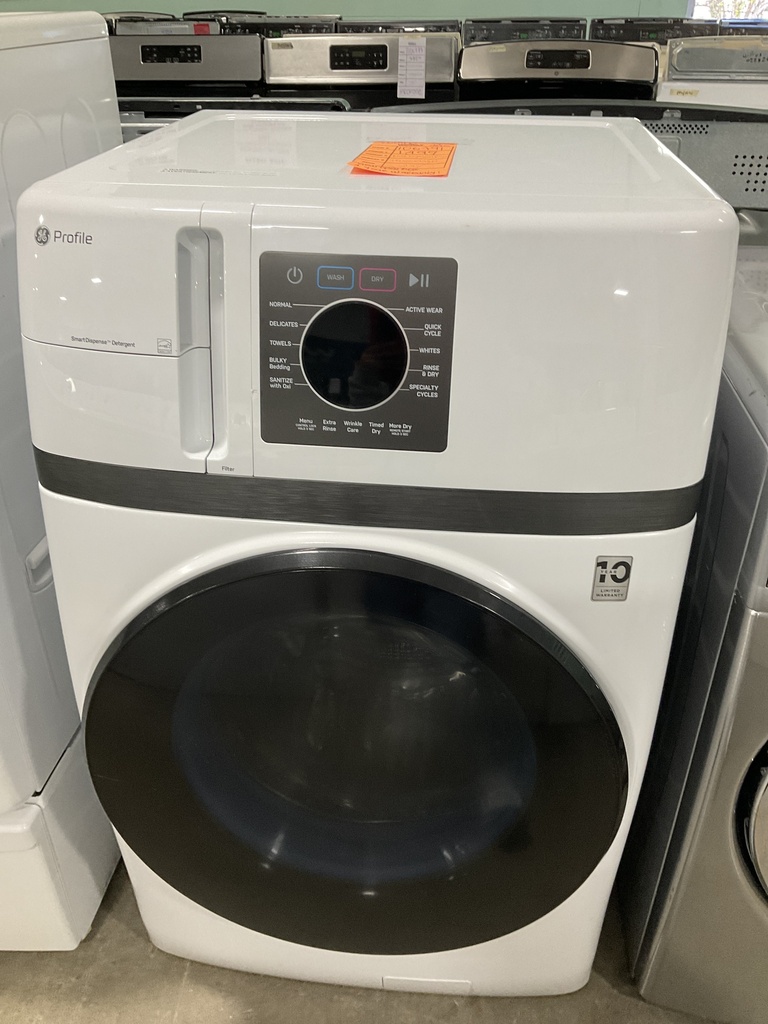 Ge New Open Box Combo Washer-Dryer Front-load 27inches (White) 