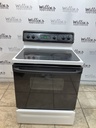 Ge Used Electric Stove 220volts (40/50 AMP) 30inches {3 prong} (White/Black) 
