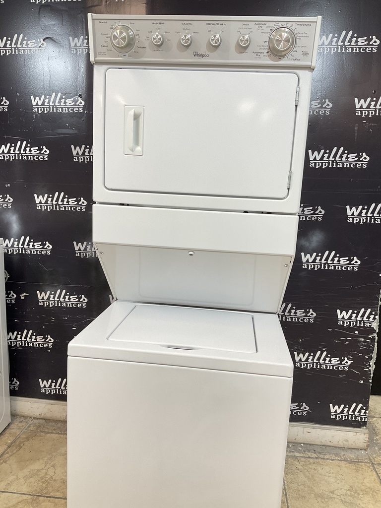 Whirlpool Used Natural Gas Unit Stackable 27x72 1/2” (White) 