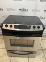 Ge Used Electric Stove 220volts (40/50 AMP) 30inches {4 prong} (Stainless steel) 