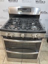Ge Used Gas Propane Stove Double Oven 30inches (Stainless Steel) 