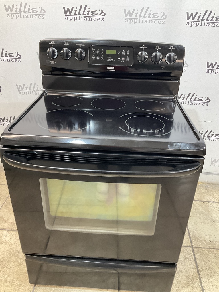 Kenmore Used Electric Stove 30inches {3 prong} (Black) 