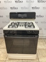 Hotpoint Used Natural Gas Stove 30inches (Bisque/Black) 