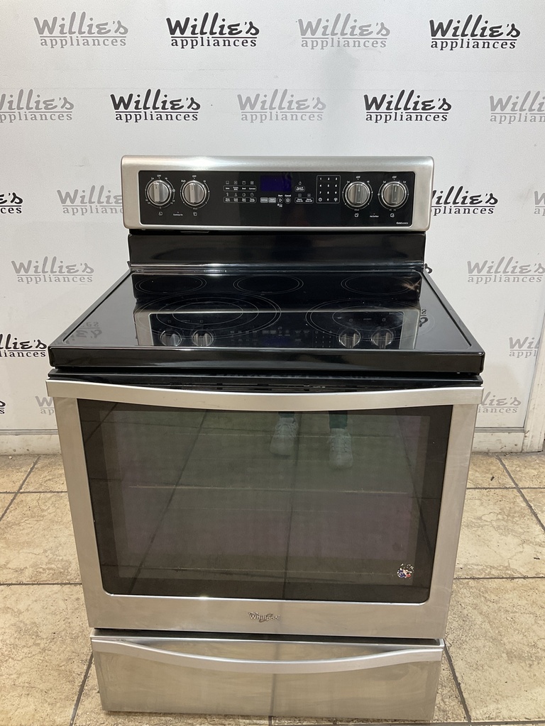 Whirlpool Used Electric Stove 30inches {no cord} (Stainless Steel) 