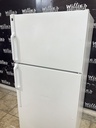 Hotpoint Used Refrigerator Top and Bottom 28x61 1/2” (White) 