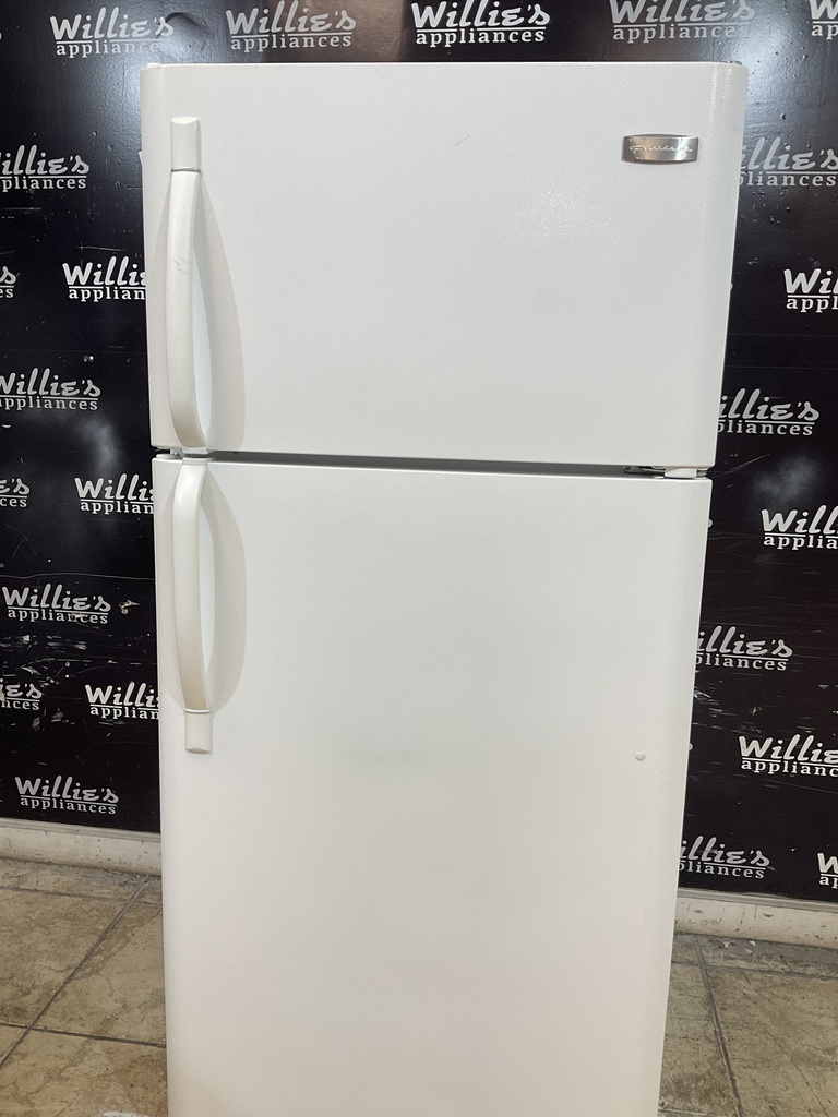 Frigidaire Used Refrigerator Top and Bottom 30x66 (White) 