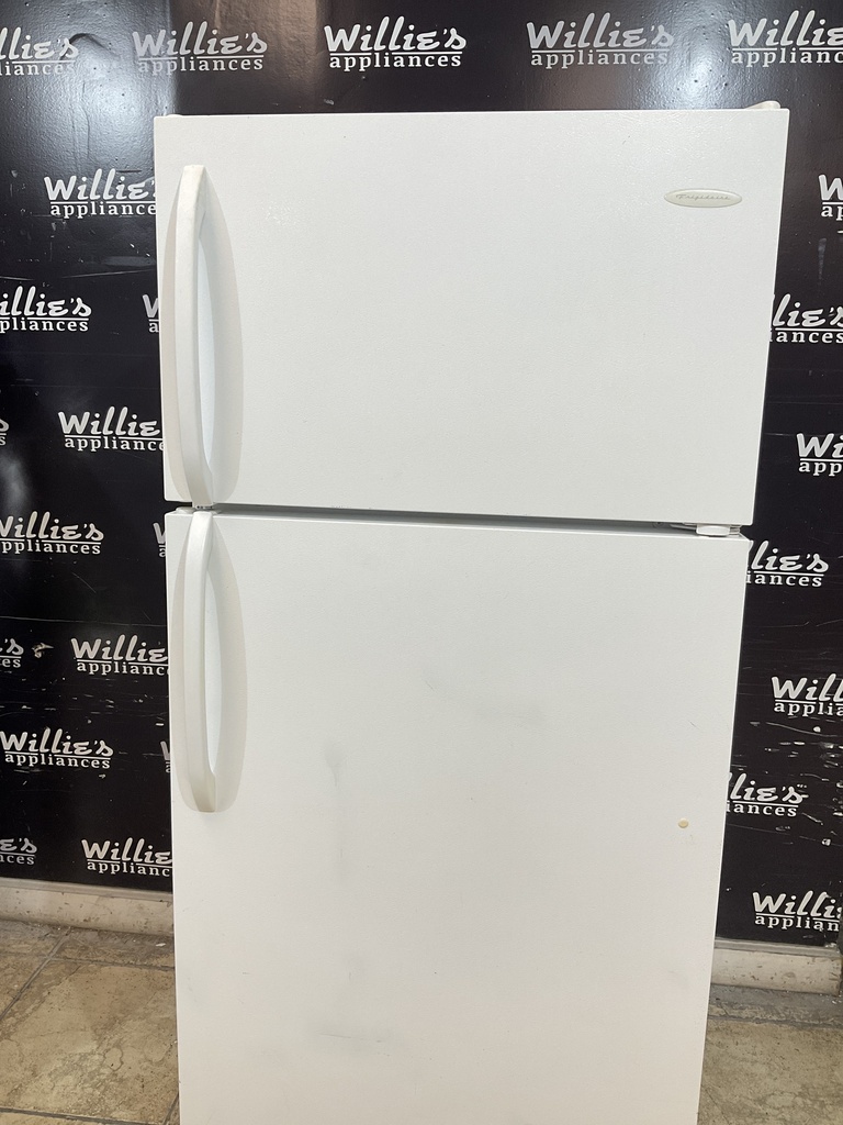 Frigidaire Used Refrigerator Top and Bottom 30x66 (white) 