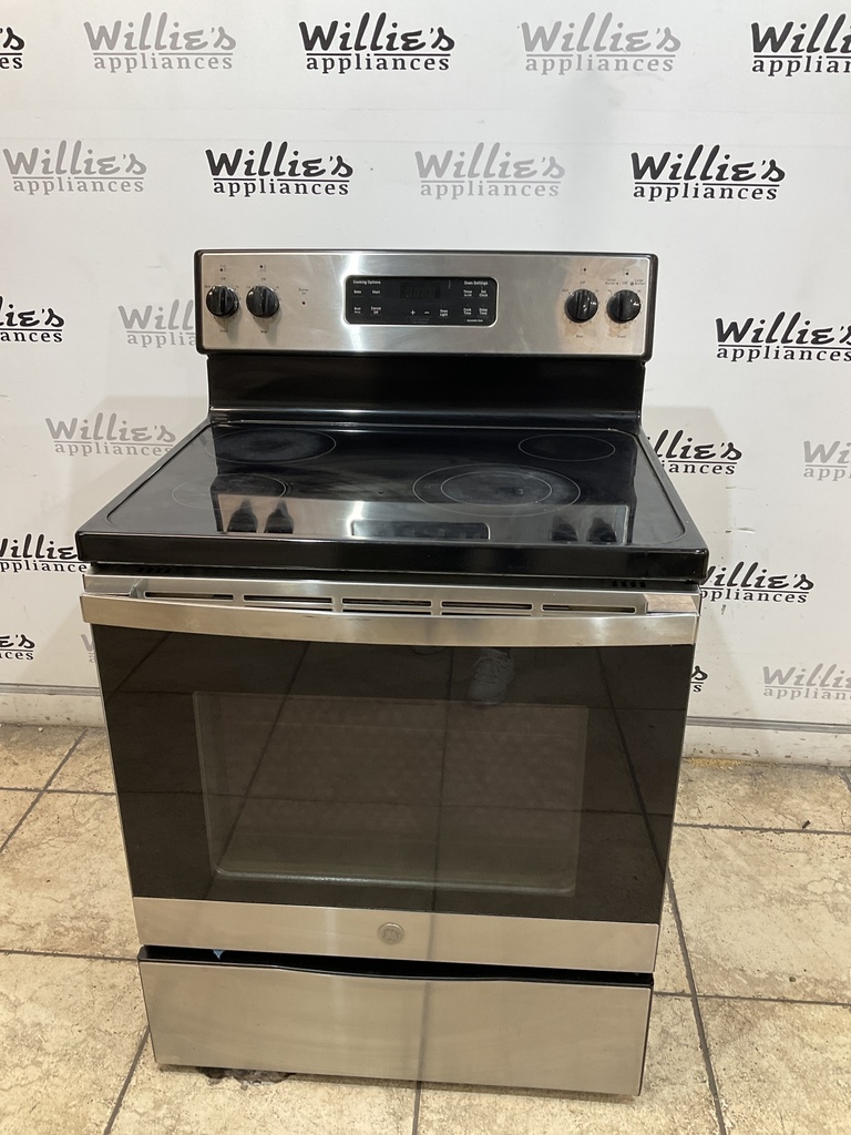 Ge Used Electric Stove 30inches {4 prong} 