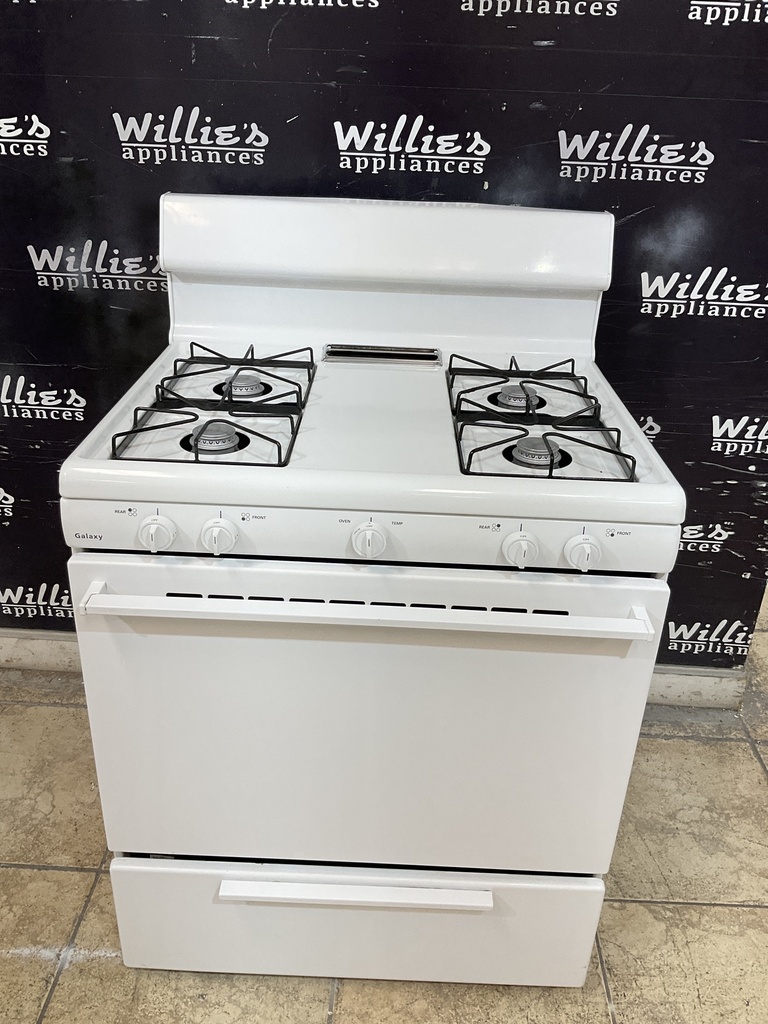 Galaxy Used Natural Gas Stove 30inches (White) 