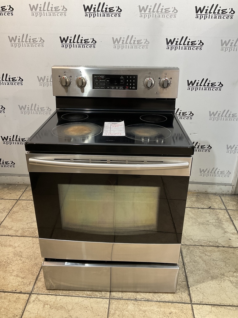 Samsung Used Electric Stove 220volts (40/50 AMP) 30inches {3 prong} (Stainless Steel) 