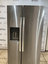 Whirlpool Used Refrigerator Side by Side Counter Depth 36x69 (Stainless Steel) 