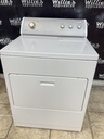 Whirlpool Used Electric Dryer 220volts (30 AMP) 29inches {3 prong} (White)