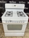 Ge Used Natural Gas Stove 30inches (White) 