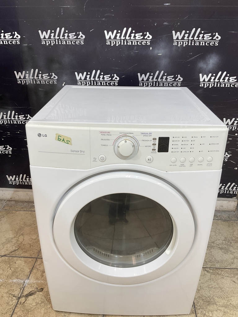 Lg Used Natural Gas Dryer 27inches (White) 