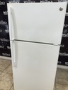 Ge Used Refrigerator Top and Bottom 28x61 1/2” (White) 