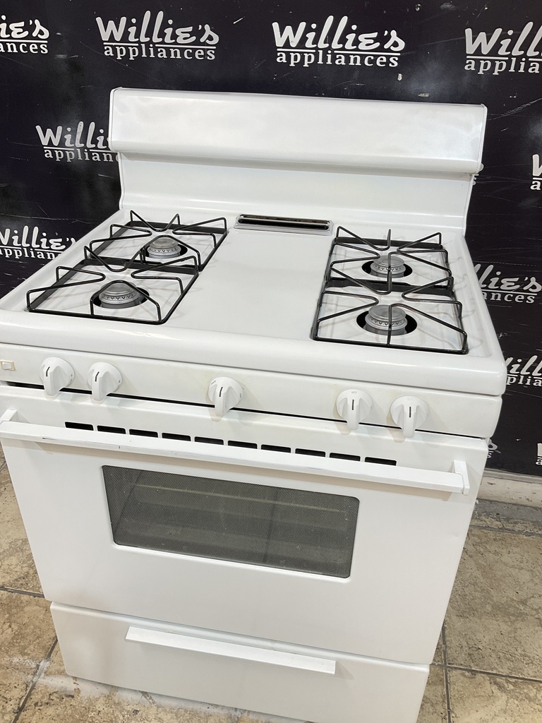 Frigidaire Used Natural Gas Stove 30inches (White) 