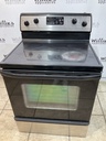 Whirlpool Used Electric Stove 220volts (40/50 AMP) 30inches {no cord} (Stainless Steel) 