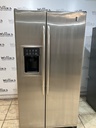 Ge Used Refrigerator Side by Side Counter Depth 36x69 1/2” (Stainless Steel) 