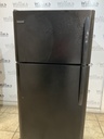 Frigidaire Used Refrigerator Top and Bottom 30x66 (Black) 