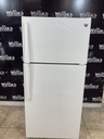 Ge Used Refrigerator Top and Bottom 28x61 1/2” (White) 